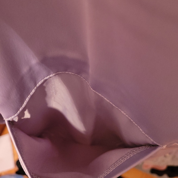 Adidas Grey/Purple Satin Cropped Track Jacket - Picture 6 of 7